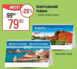 Globus Stolní kalendář nabídka