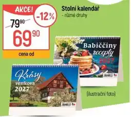 Globus Stolní kalendář nabídka