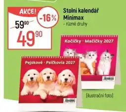 Globus Minimax Stolní kalendář nabídka