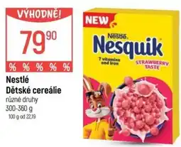 Globus Nestlé dětské cereálie nabídka