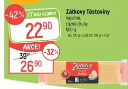 Globus Zátkovy těstoviny nabídka