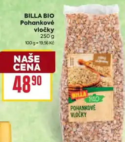 Billa Billa bio pohankové vločky nabídka
