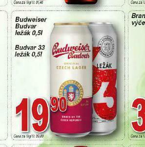 Lidl Pivo budweiser budvar original nabídka