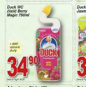Lidl Duck wc čistič berry magic nabídka