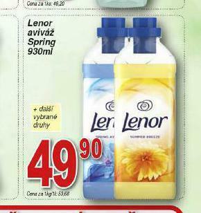 Lidl Lenor aviváž nabídka