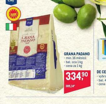 Makro Grana padano nabídka