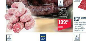 Makro Salsiccia nabídka