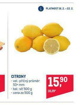 Makro Citrony nabídka