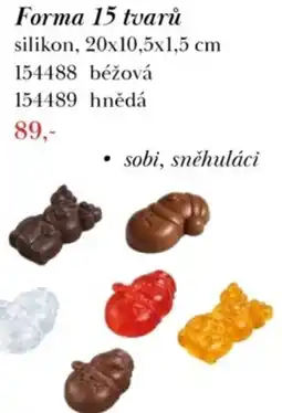 Orion Forma 15 tvarů silikon nabídka