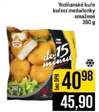 Vodňanské kuře kuřecí medailonky smažené