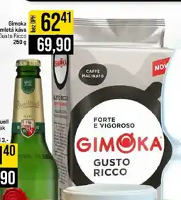 Jip Gimoka mletá káva Gusto Ricco nabídka