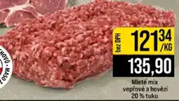 Jip Mleté mix vepřové a hovězí nabídka