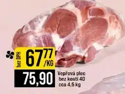 Jip Vepřová plec bez kosti 4D nabídka