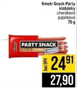 Jip Kmotr klobásky uherákové paprikové nabídka