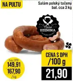 Jip Salám polský točený nabídka