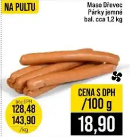 Jip Maso Dřevec Párky jemné nabídka