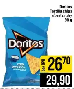 Jip Doritos tortilla chips různé druhy nabídka
