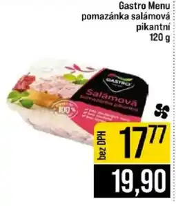 Jip Gastro Menu pomazánka salámová pikantní nabídka