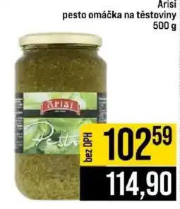 Jip Arisi pesto omáčka na těstoviny nabídka