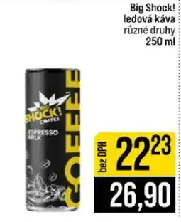 Jip Big Shock! ledová káva nabídka