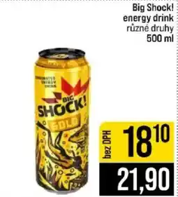 Jip Big Shock! energy drink nabídka
