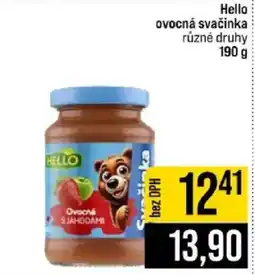 Jip Hello ovocná svačinka s jahodami nabídka