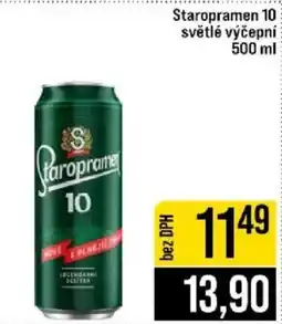 Jip Staropramen 10 světlé výčepní nabídka