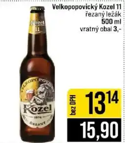 Jip Kozel velkopopovický 11 řezaný ležák nabídka