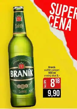 Jip Braník světlé výčepní nabídka