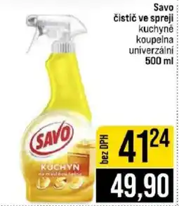 Jip Savo čistič ve spreji kuchyně koupelna univerzální nabídka