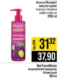 Jip Dermacol aroma moment tekuté mýdlo hrozny+limetka nabídka
