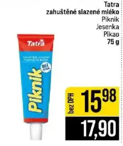 Jip Tatra zahuštěné slazené mléko Piknik nabídka