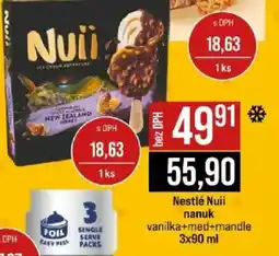 Jip Nestlé Nuii nanuk vanilka+med+mandle nabídka