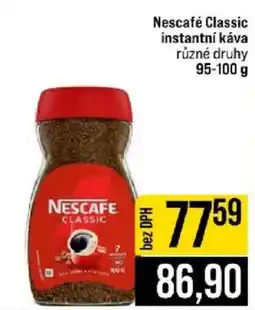 Jip Nescafe classic nabídka
