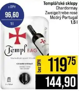 Jip Templářské sklepy Chardonnay Zweigeltrebe rosé Modrý Portugal nabídka