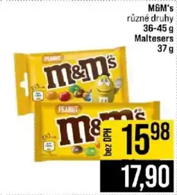 Jip M&M's různé druhy nabídka