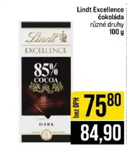 Jip Lindt Excellence čokoláda nabídka