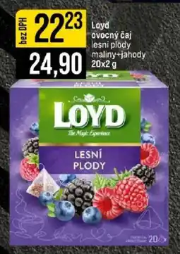 Jip Loyd ovocný čaj lesní plody maliny+jahody nabídka