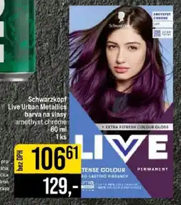 Jip Schwarzkopf live urban metallics amethyst chrome nabídka
