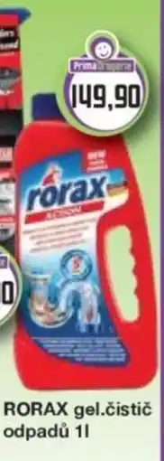 Prima Drogerie Rorax gel.čistič odpadů nabídka