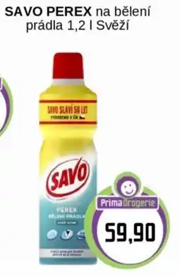 Prima Drogerie Savo perex na bělení prádla 1,2 l svěží nabídka