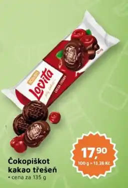 Můjobchod Lovita čokopíškot kakao třešeň nabídka