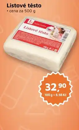 Můjobchod Le Listové těsto nabídka
