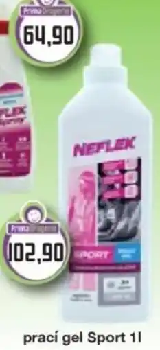 Prima Drogerie Neflex prací gel Sport 11 nabídka