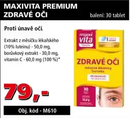 Efekt Maxivita premium zdravé oči nabídka