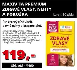 Efekt Maxivita Premium Zdravé vlasy, nehty a pokožka nabídka