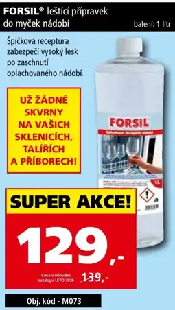 Efekt Forsil lešticí přípravek do myček nádobí nabídka