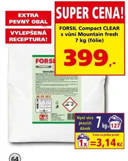 Efekt Forsil compact clear s vůní mountain fresh nabídka