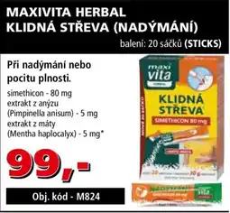Efekt Maxivita herbal klidná střeva nabídka