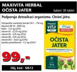 Efekt Maxivita Herbal Očista Jater nabídka